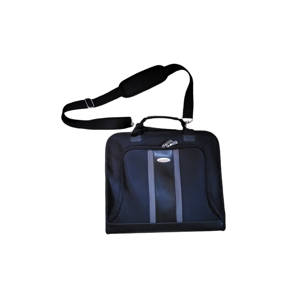 Quality‎ Samsonite 15" Quilted Padded Laptop Messenger Bag Case Detachable Strap